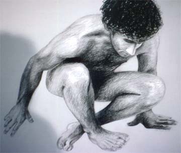 Crouching Nude